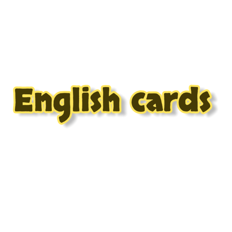 English cards