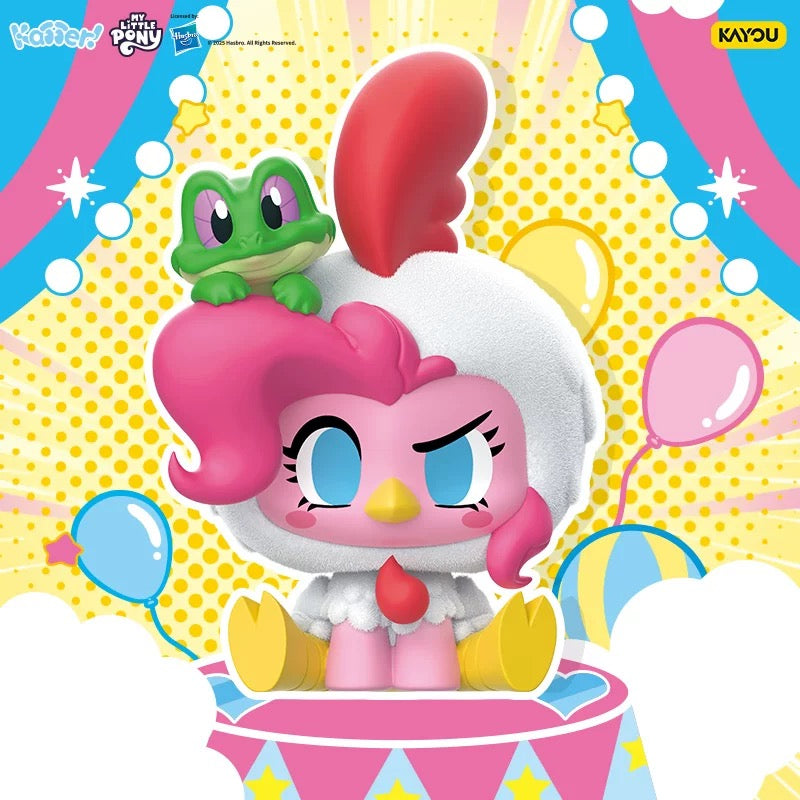 KAYOU My Little Pony Click Series Mini Figurines - Wonderful Animal Paradise- One Full Box (Including 6 Small Boxes)卡遊 小馬寶莉咔噠迷你人偶小萌粒一整盒（內含6小盒）