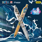 Kayou One Piece Gel Pen - Voyage Pen Commemoration Departure Version 2nd Series, 1 Box (12 Pens Included), Black Signing Blind Box Pen