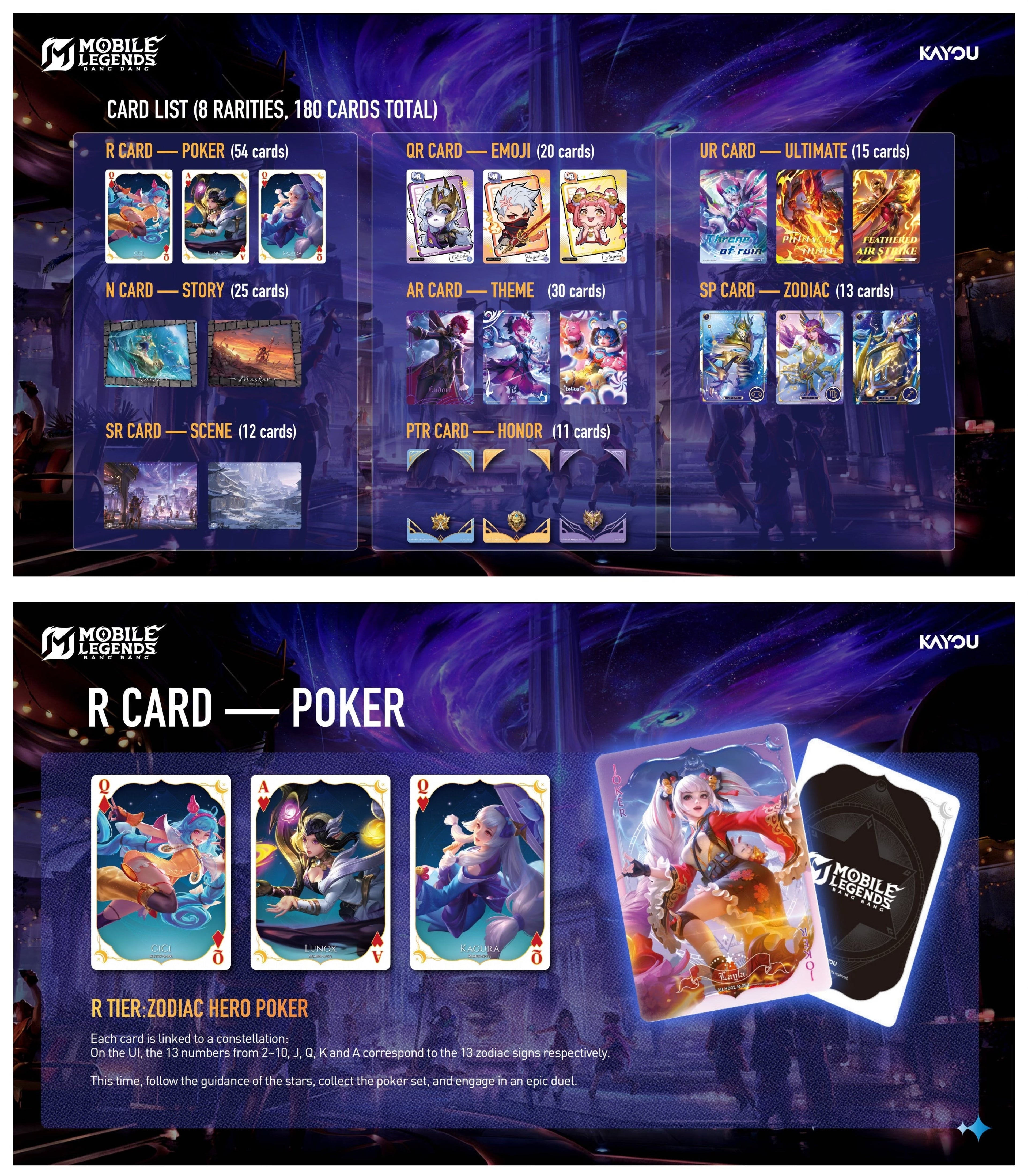 Mobile Legends: Bang Bang‑Collectible Cards‑Hand of Destiny‑002A‑SEA KAYOU