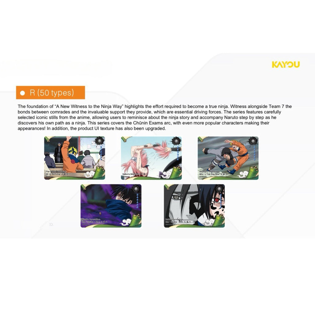 KAYOU NARUTO - Smriti Collectible Card - Chapter Jin Series 2 SEA NARUTO Trading Cards (English version)
