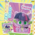 KAYOU My Little Pony Click Series Mini Figurines - Wonderful Animal Paradise- One Full Box (Including 6 Small Boxes)卡遊 小馬寶莉咔噠迷你人偶小萌粒一整盒（內含6小盒）