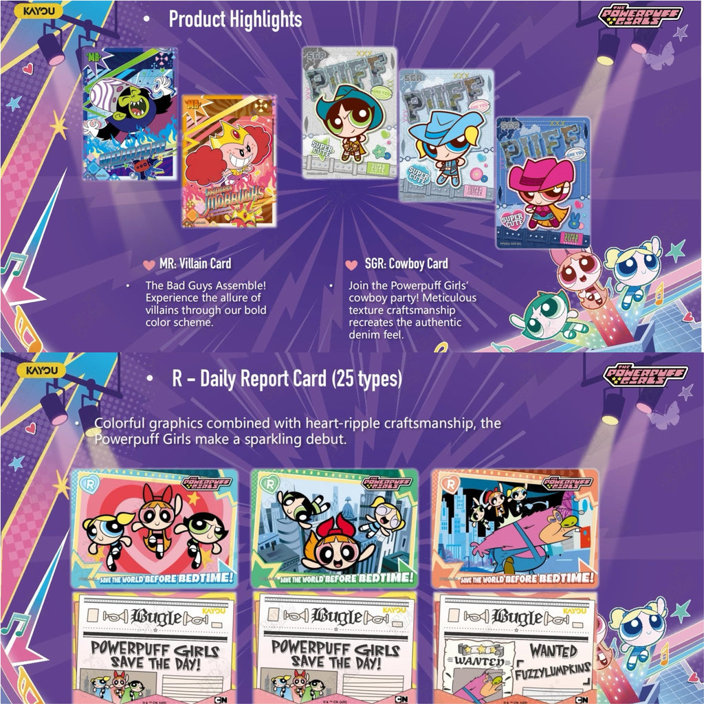 THE POWERPUFF GIRLS-The Powerpuff Girls Collectible Cards-Starlight Edition-001-SEA-Series 1