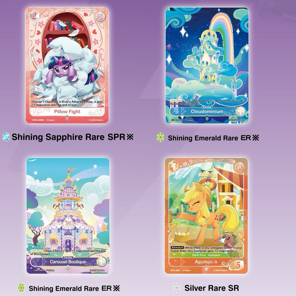 Pre-order-My Little Pony TCG - Fantasy Wonderland Booster Pack 001 UV - KAYOU English Trading Card Game