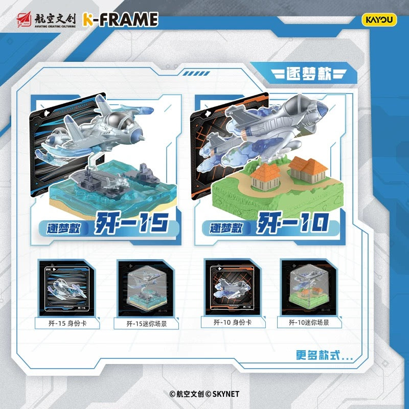 Kayo Aviation Cultural and Creative Miniature Scene Truth Zone Official Flagship Store Peripheral Miniature Toys, Ornaments and Models