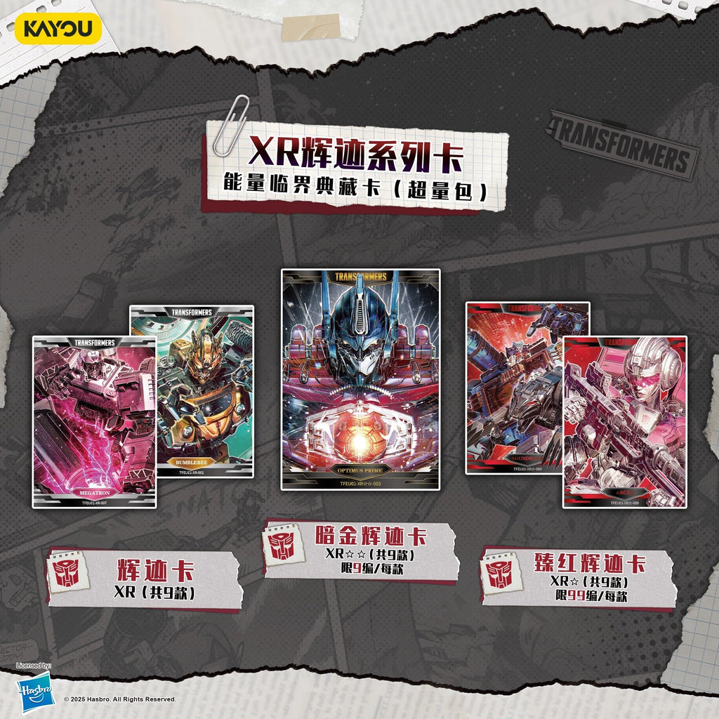 KAYOU Transformers: Energon Critical Collection – Hyper Boost Pack (Wave 1)