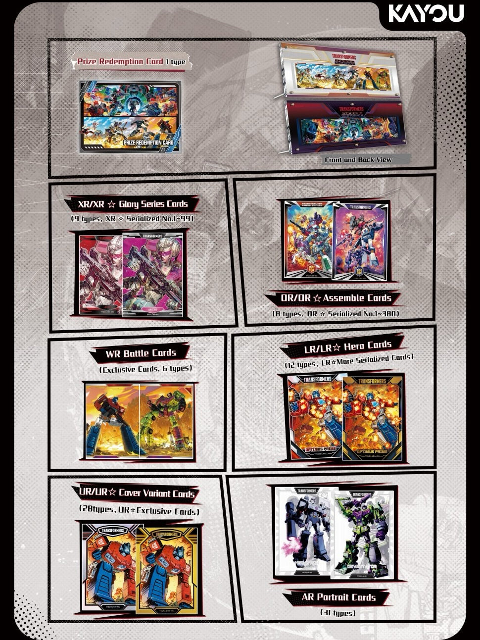 TRANSFORMERS-ENERGY CRITICAL PREMIUM CARDS-OVERDRIVE EDITION
 -001B-SEA