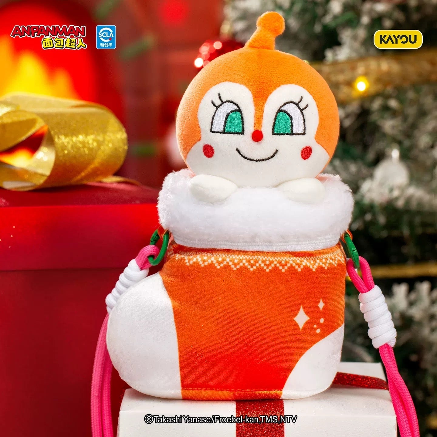 KAYOU Christmas GIFT Series Anpanman Christmas Stocking Plush Pouch