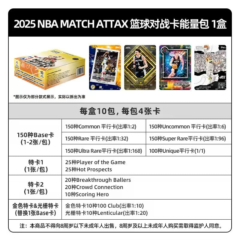 NBA MATCH ATTAX POWER PACK