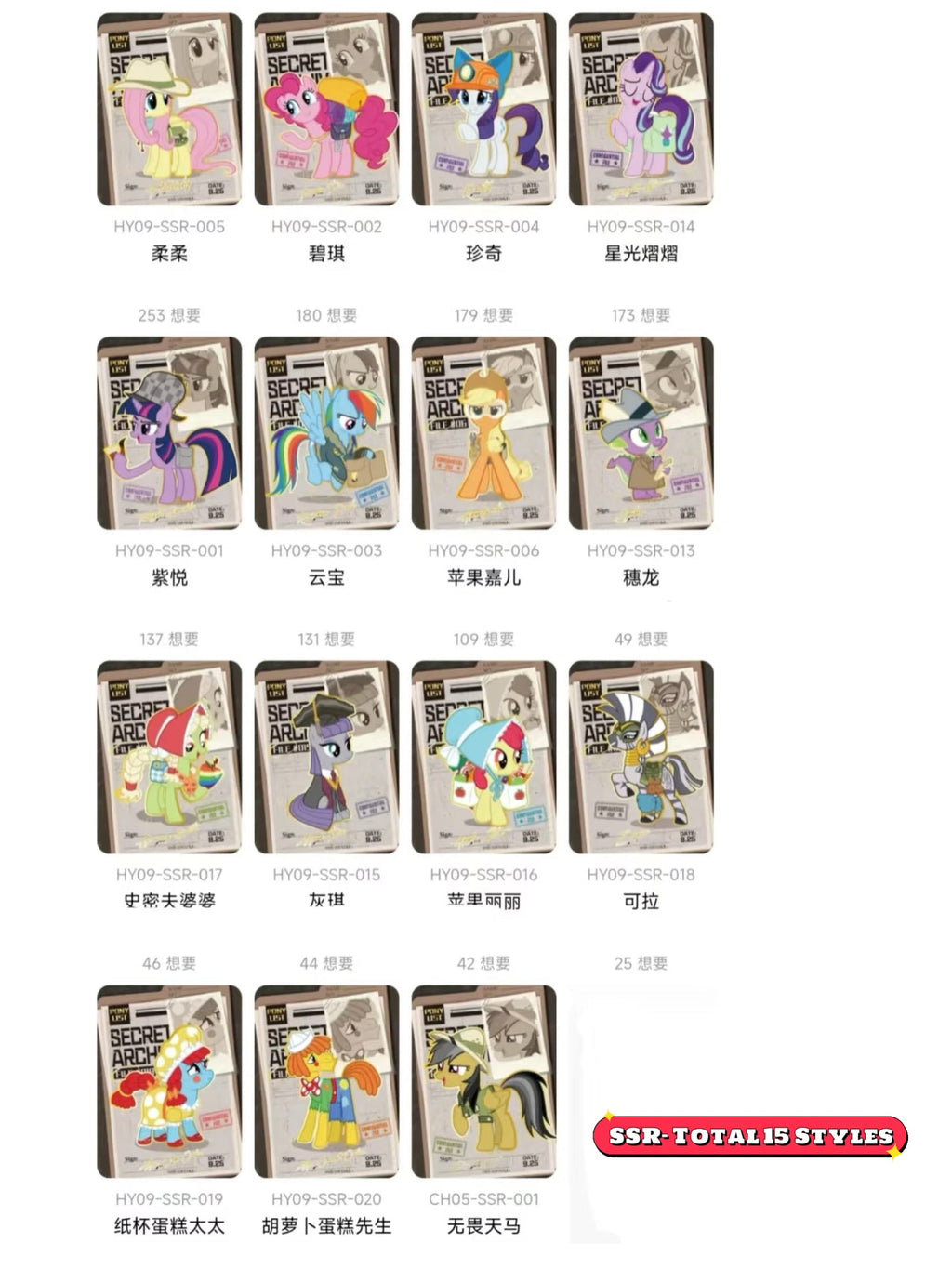 KAYOU My Little Pony - Friendship Forever Cards - Rainbow Pack - Series 5
