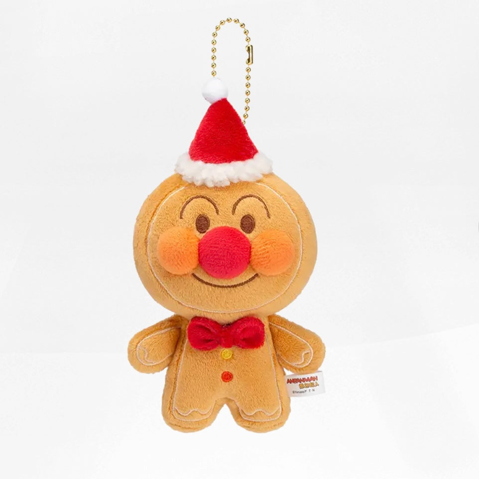 KAYOU Anpanman - Christmas GIFT Series - Gingerbread Man Plush Doll Keychain