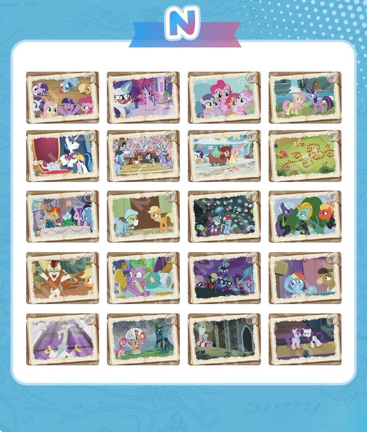 KAYOU My Little Pony - Friendship Eternal Card, Fun Shadow Pack Series 7