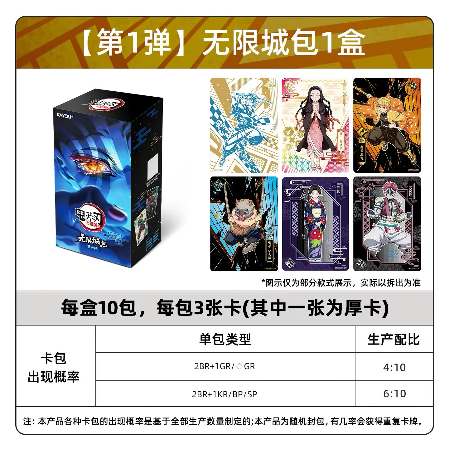 Demon Slayer: Kimetsu no Yaiba – Infinity Castle Arc Collectible Cards Infinity Castle Pack Series 1