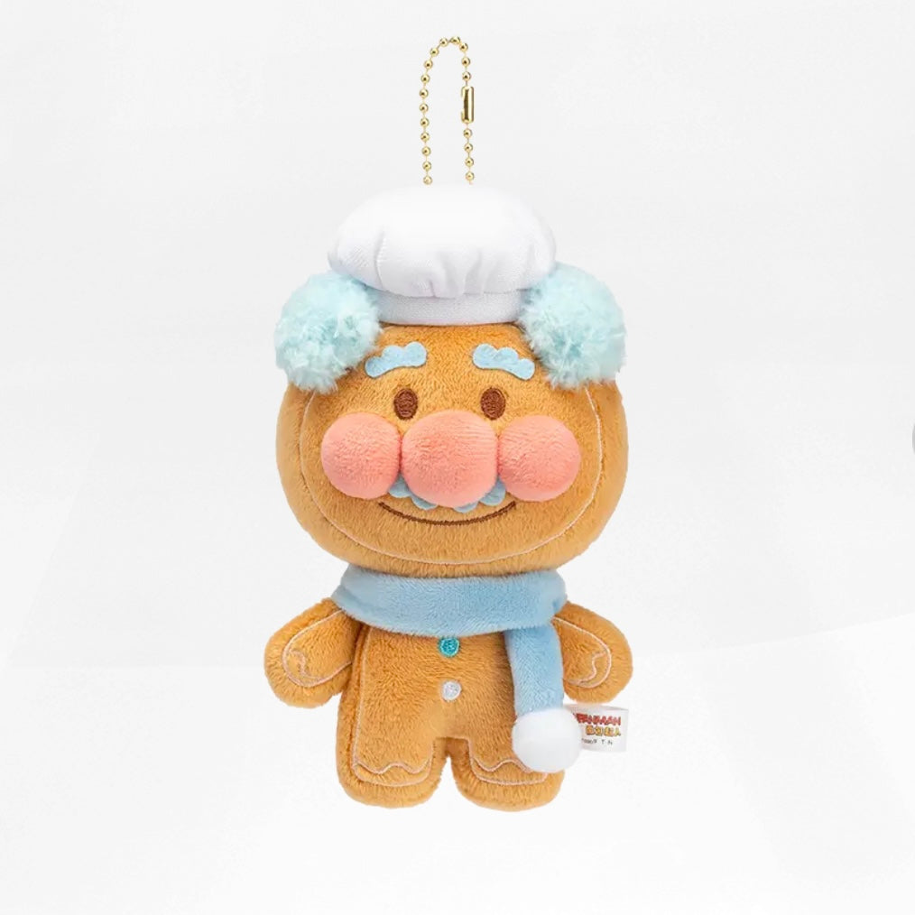KAYOU Anpanman - Christmas GIFT Series - Gingerbread Man Plush Doll Keychain