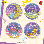 Kayo Tom and Jerry Tin Badge Series - Official Authentic Partner Peripherals: Grain Badges (6 badges per box)
