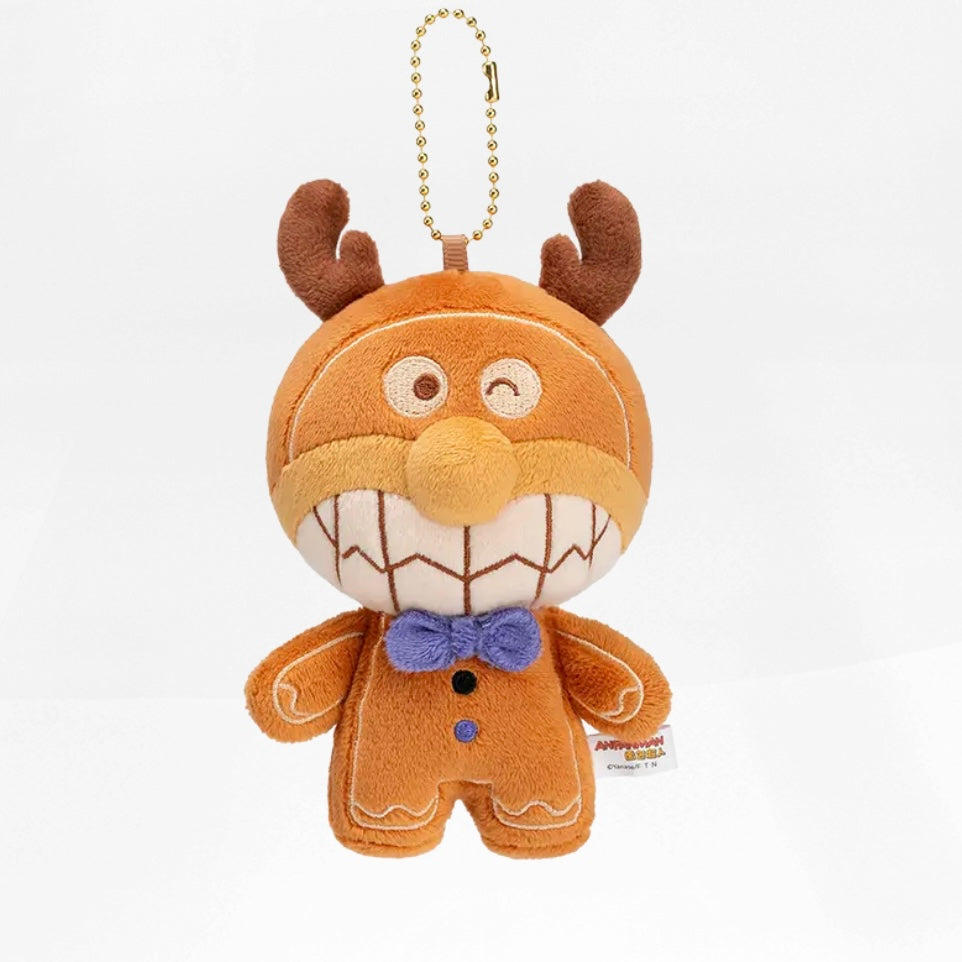KAYOU Anpanman - Christmas GIFT Series - Gingerbread Man Plush Doll Keychain