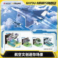 Kayo Aviation Cultural and Creative Miniature Scene Truth Zone Official Flagship Store Peripheral Miniature Toys, Ornaments and Models