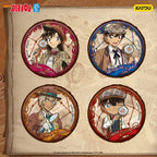 KAYOU Detective Conan Tin Badge Series - Official Authentic Anime Merchandise Badge Collection Full Box
 Official Detective Conan Tin Badge Series - Full Box