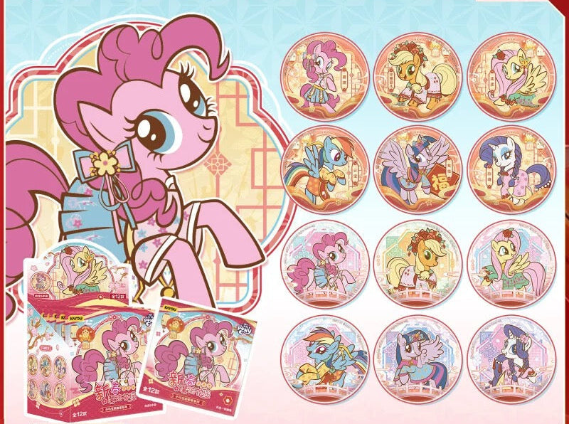 KAYOU My Little Pony Spring Magic Garden Series Official Authentic Tin Badges