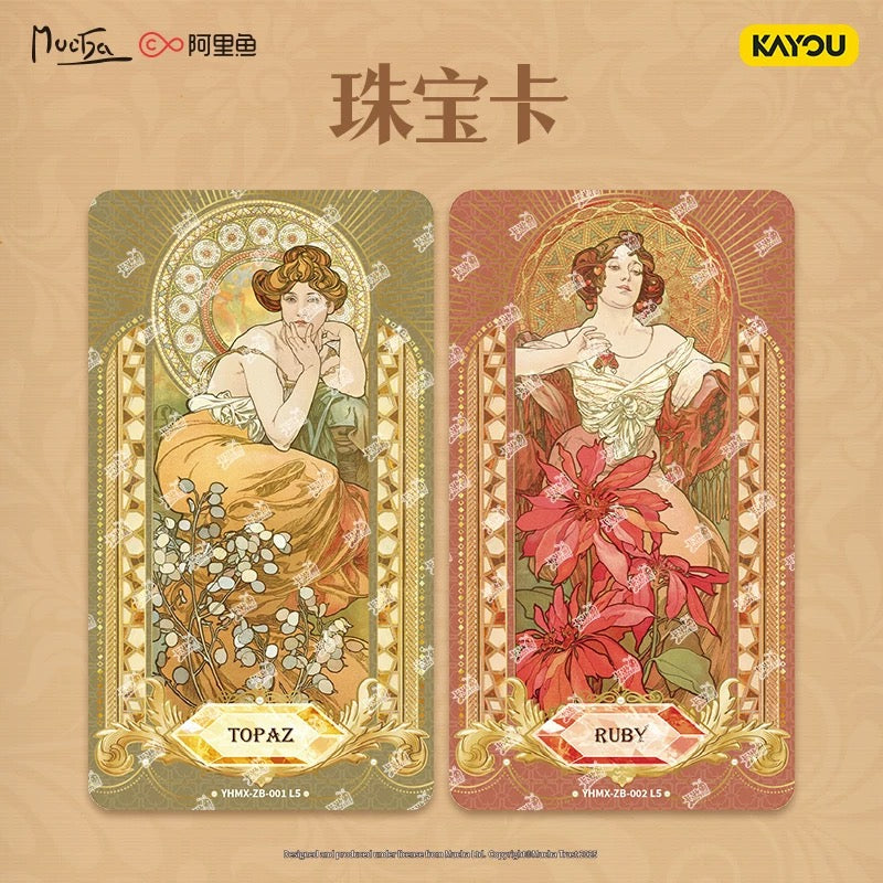 Card Game Eternal Mucha Legendary Collection Cards - Flower Collection Cards Vol. 1 - Official Authentic Peripheral Collectible Cards