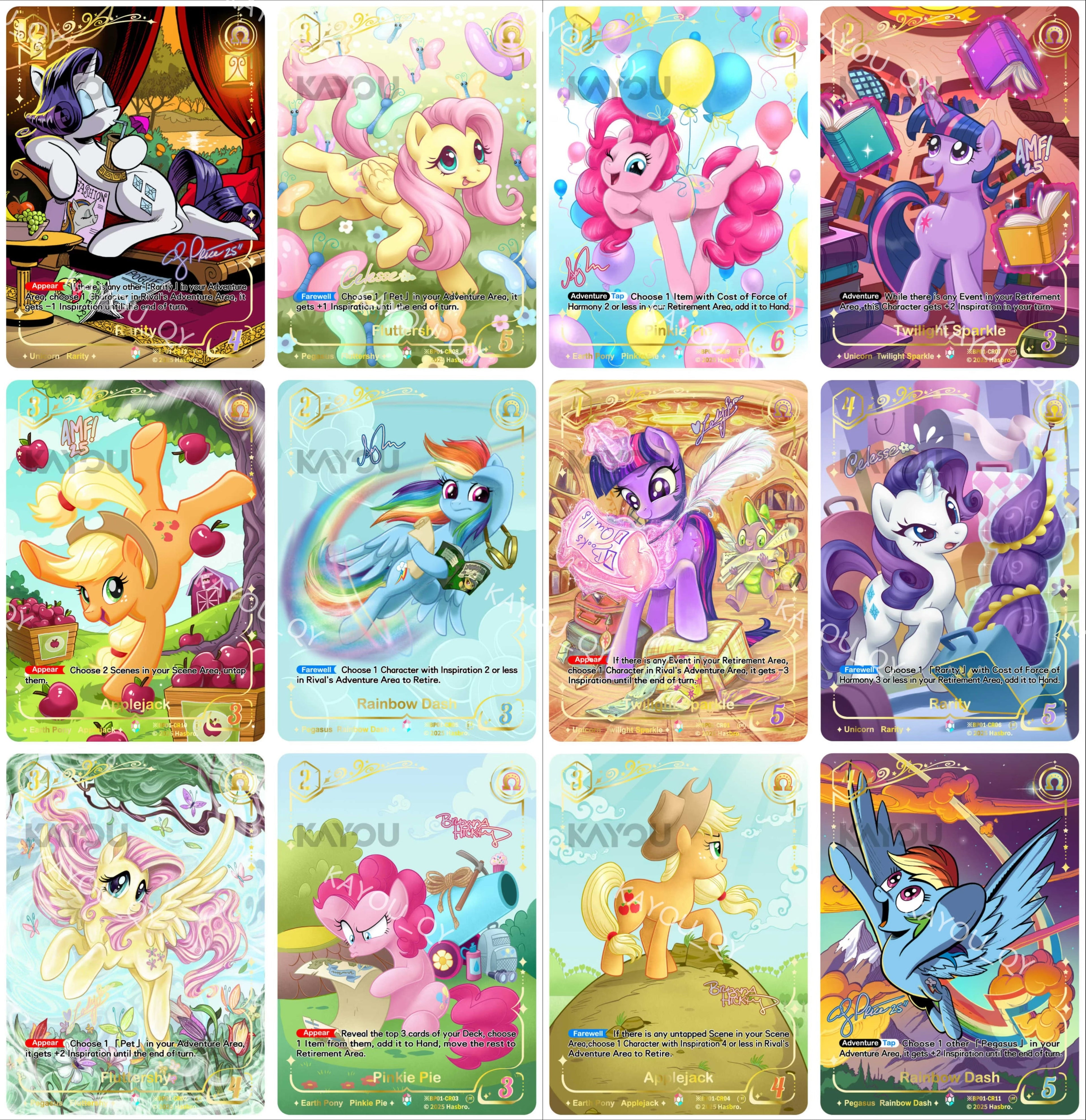 Pre-order-My Little Pony TCG - Fantasy Wonderland Booster Pack 001 UV - KAYOU English Trading Card Game