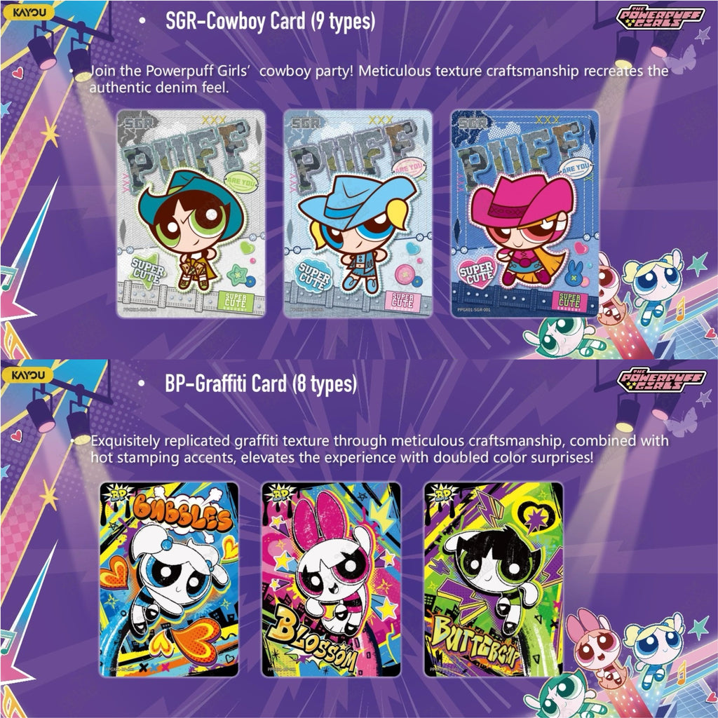 THE POWERPUFF GIRLS-The Powerpuff Girls Collectible Cards-Starlight Edition-001-SEA-Series 1
