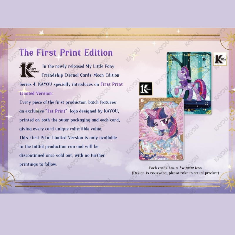 pre‑order My Little Pony-Friendship Eternal Cards-Moon 4 SEA-Series 4 | KAYOU MLP Trading Cards