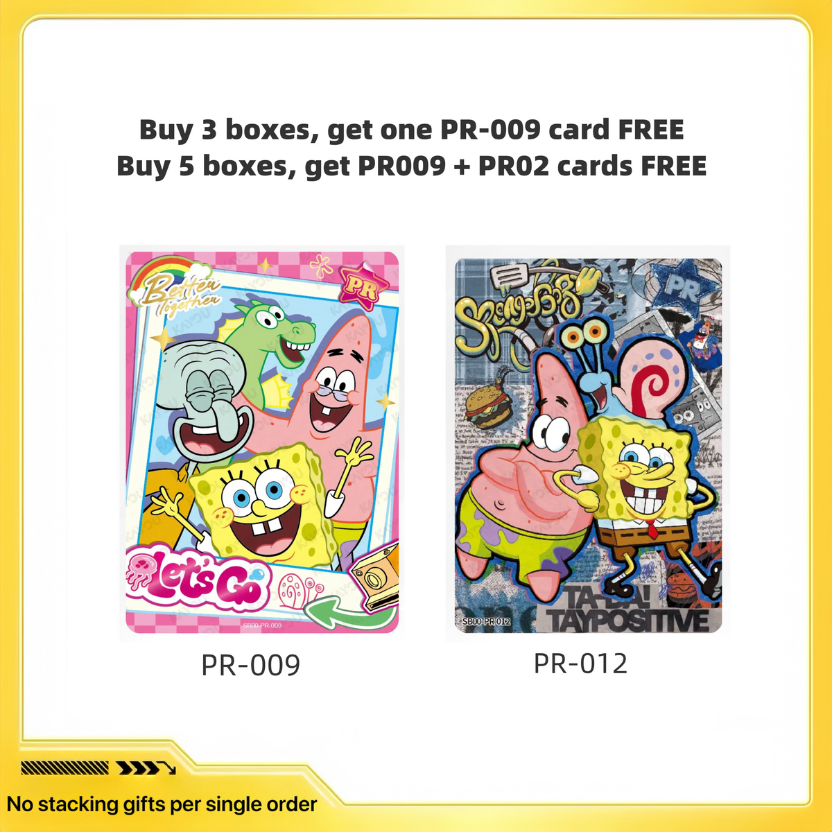 KAYOU SpongeBob SquarePants Fun Moments Collection Cards - Special Bonus Pack Wave 3